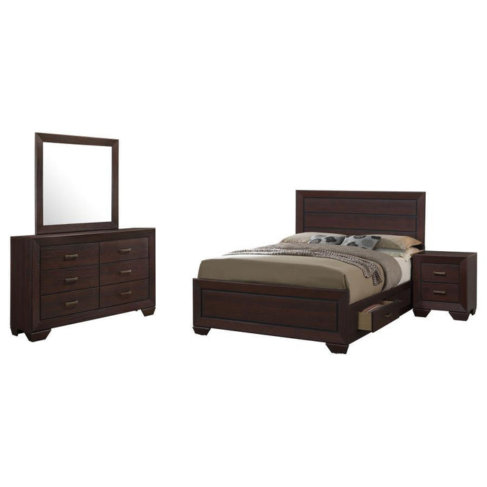 Kauffman - Transitional Storage Bed Bedroom Set - JaxCo Furniture