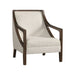 Hopkins - Accent Chair With Brown Frame - JaxCo Furniture