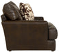 Pavia - Top Grain Italian Leather Chair With Cuddler Cushions - Cocoa - JaxCo Furniture