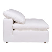 Clay - Livesmart Fabric Slipper Chair - Cream - JaxCo Furniture