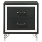 Lucia - 2-Drawer Nightstand - White - JaxCo Furniture