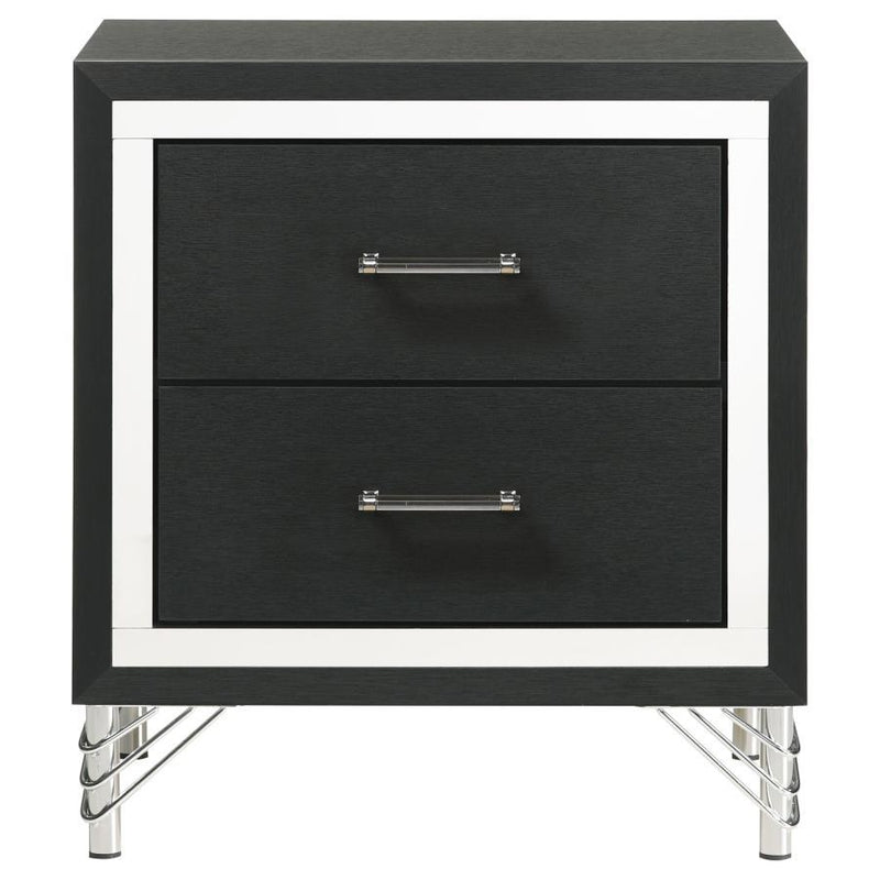 Lucia - 2-Drawer Nightstand - White - JaxCo Furniture