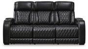 Boyington - Power Reclining Sofa With Adj Headrest - JaxCo Furniture