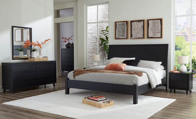 Danziar - Panel Bed With Low Footboard Set - JaxCo Furniture