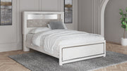 Altyra - White - Queen Panel Bookcase Bed With Roll Slats - JaxCo Furniture