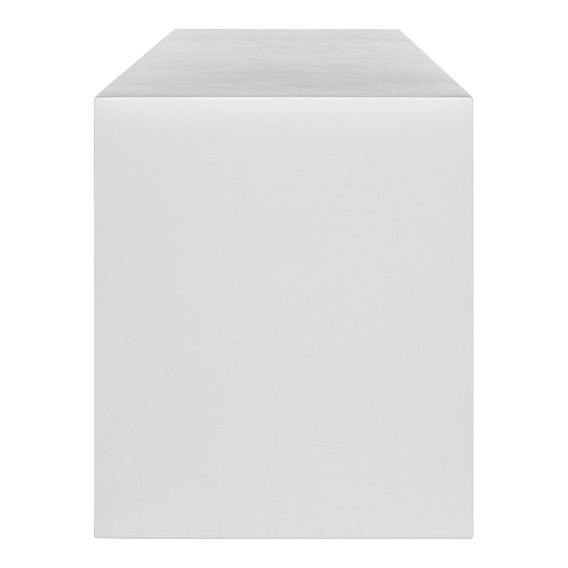 Lazarus - Outdoor Bench - White - JaxCo Furniture