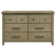 Hazlewood - 6-Drawer Bedroom Dresser Cabinet - Vineyard Oak - JaxCo Furniture