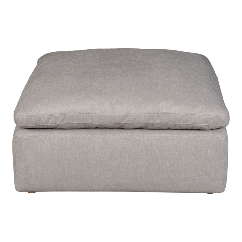 Terra - Livesmart Fabric Condo Ottoman - Light Gray - JaxCo Furniture