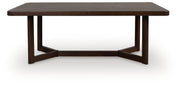 Dilenno - Dark Brown - Rectangular Dining Room Extension Table - JaxCo Furniture