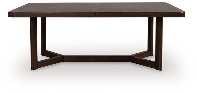 Dilenno - Dark Brown - Rectangular Dining Room Extension Table - JaxCo Furniture