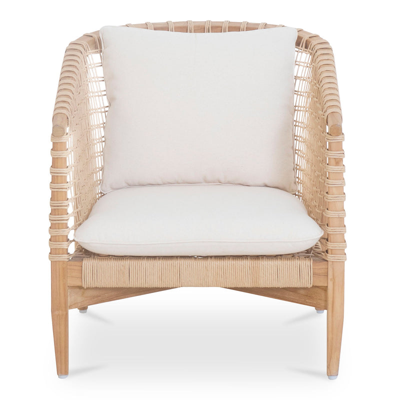 Kuna - Outdoor Lounge Chair - Beige - JaxCo Furniture
