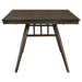 Wes - Rectangular Wood Dining Table - Dark Walnut - JaxCo Furniture