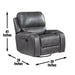 Keily - Swivel Recliner - JaxCo Furniture