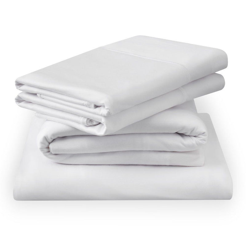 Linens - Tempur Breeze Cooling Sheet Set - White - JaxCo Furniture