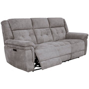 Richland - Power Reclining Sofa - Bristol Gray - JaxCo Furniture
