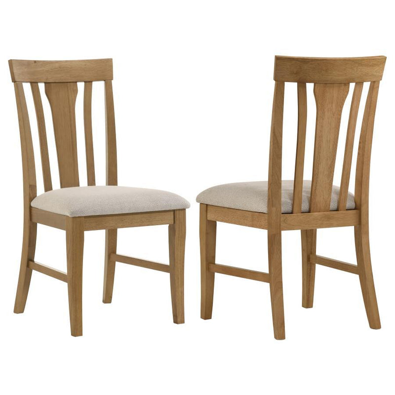 Hartville - Dining Side Chair (Set of 2) - Natural Light Brown - JaxCo Furniture