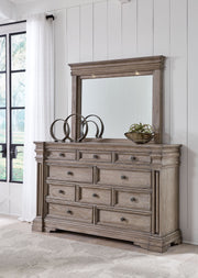 Blairhurst - Light Grayish Brown - Dresser And Mirror - JaxCo Furniture
