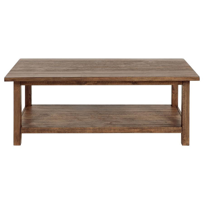 Payne - Wood Coffee Table with Shelf - JaxCo Furniture