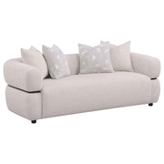 Jeanette - Fabric Upholstered Round Arm Sofa Set - JaxCo Furniture