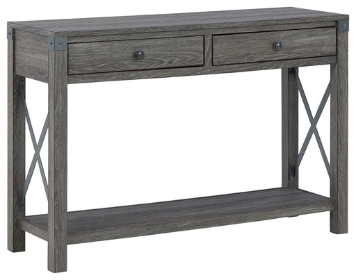 Freedan - Grayish Brown - Console Sofa Table - JaxCo Furniture
