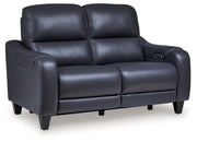 Mercomatic - Power Reclining Loveseat With Adj Headrest - JaxCo Furniture