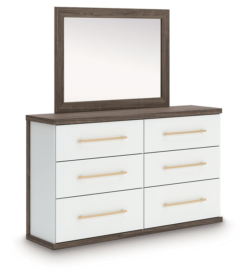 Kendanport - Six Drawer Dresser - JaxCo Furniture