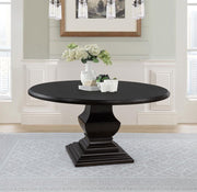 Twyla - 60" Round Wood Dining Room Table - Dark Cocoa - JaxCo Furniture