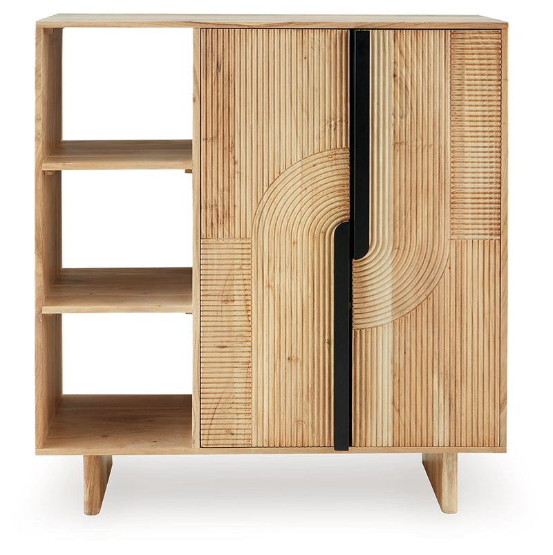 Kierwell - Natural - Accent Cabinet - JaxCo Furniture