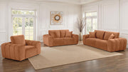 Burnett - Chenille Upholstered Sofa Set - JaxCo Furniture