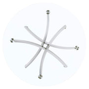 Beckham - Round Glass Top Dining Table - JaxCo Furniture
