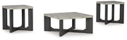 Sharstorm - Two-tone Gray - Occasional Table Set (Set of 3) - JaxCo Furniture