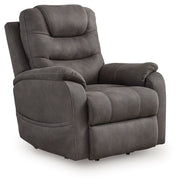 Snowfield - Gunmetal - Power Lift Recliner - JaxCo Furniture