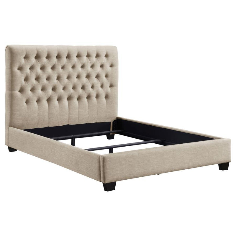 Chloe - Upholstered Panel Bed - JaxCo Furniture