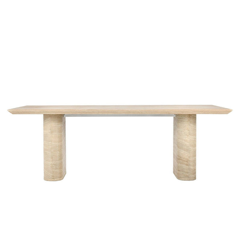 Aiden - Outdoor Dining Table - Beige - JaxCo Furniture