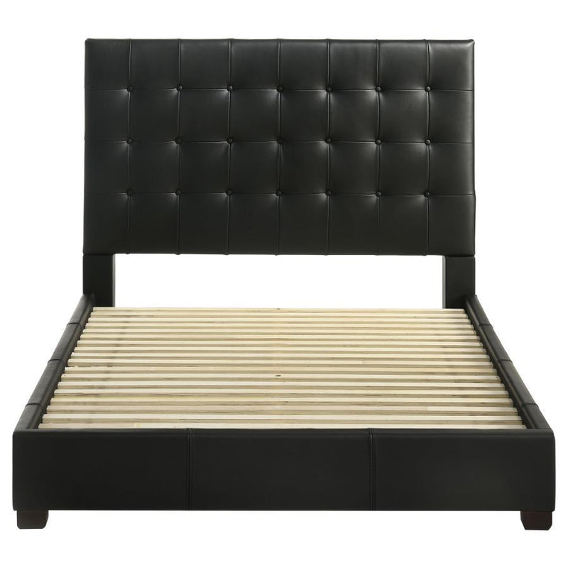 Medley - Genuine Leather Platform Bed - JaxCo Furniture