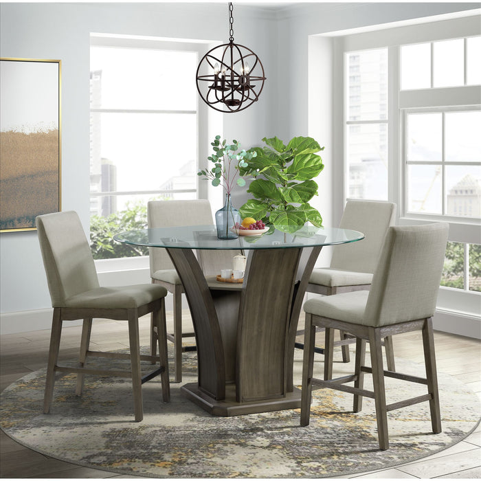 Dapper - Round Counter Height Dining Table - JaxCo Furniture