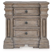 Blairhurst - Light Grayish Brown - Three Drawer Night Stand - JaxCo Furniture
