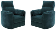 Radius - Power Swivel Glider Recliner (Set of 2) - JaxCo Furniture