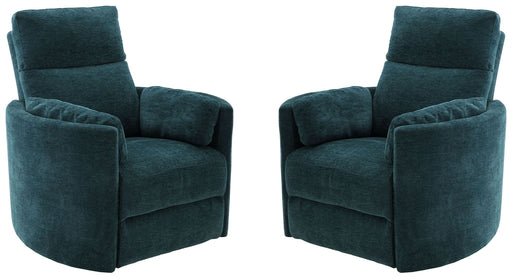 Radius - Power Swivel Glider Recliner (Set of 2) - JaxCo Furniture