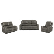 Brickston - Triple Power Reclining Sofa Set - JaxCo Furniture