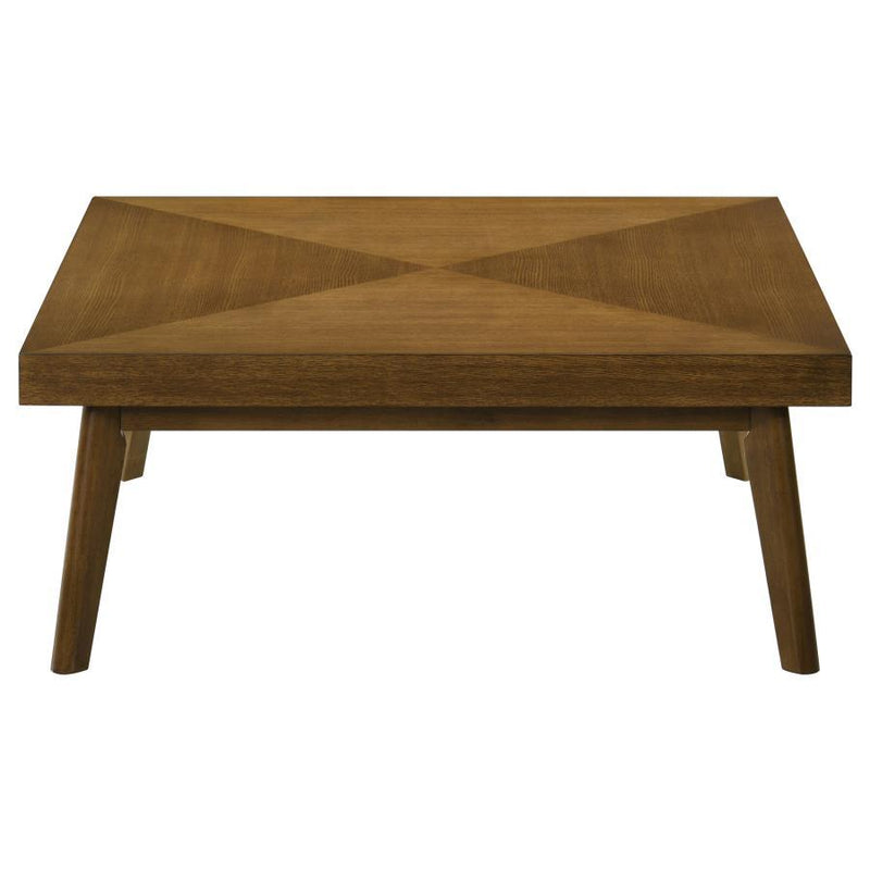 Westerly - Square Wood Coffee Table - Walnut Brown - JaxCo Furniture