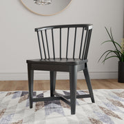 Americana Modern Dining - Barrel Dining Chair (Set of 2) - Black - JaxCo Furniture