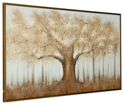Dalewick - Brown / Gray / Gold Finish - Wall Art - JaxCo Furniture