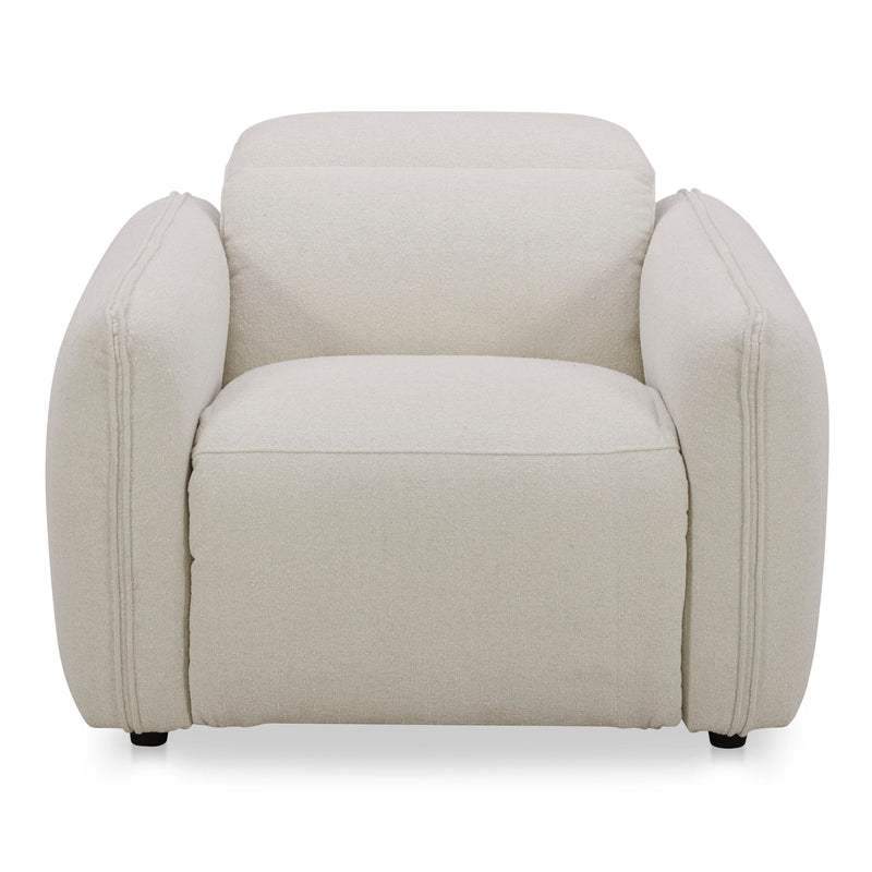 Eli - Power Recliner Chair - Warm White - JaxCo Furniture