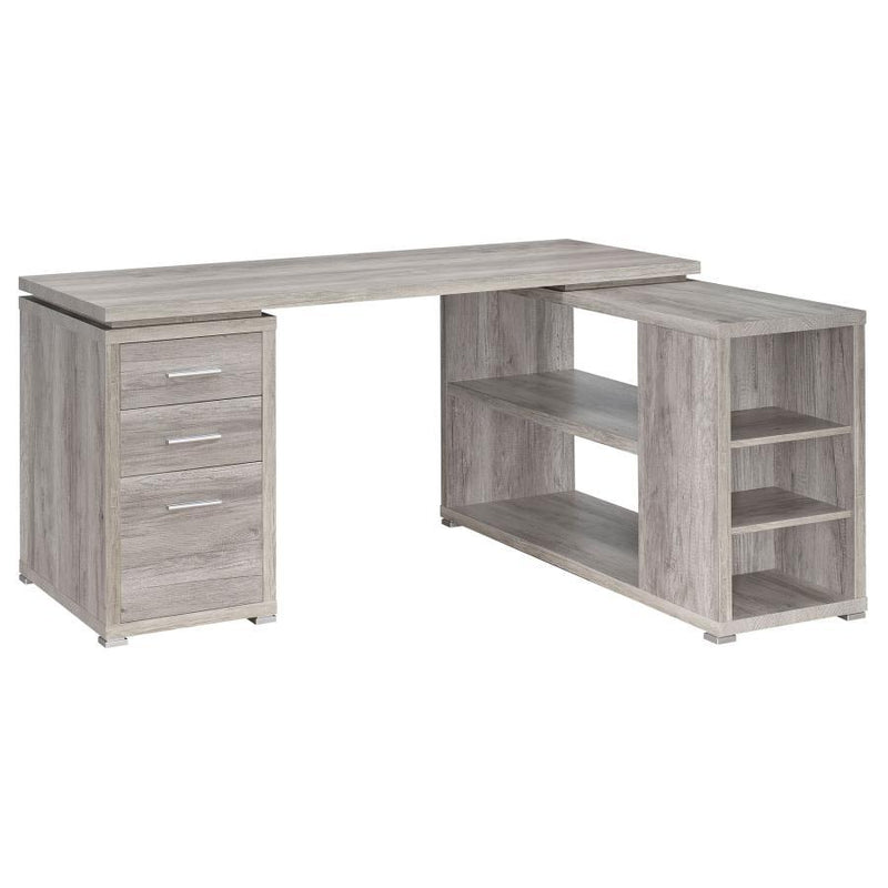 Yvette - 3-Drawer L-Shape Computer Desk - JaxCo Furniture