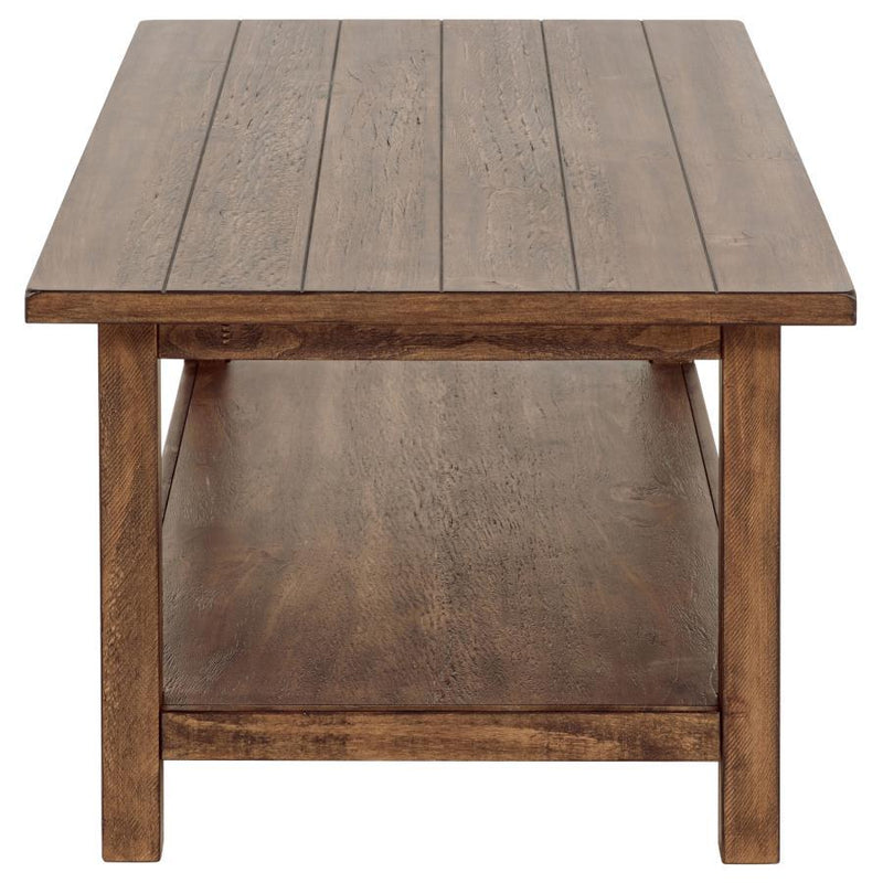Payne - Wood Coffee Table with Shelf - JaxCo Furniture