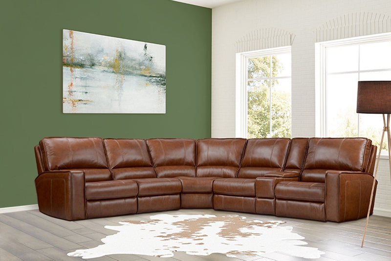 Rockford - 6 Piece Modular Power Reclining Sectional - JaxCo Furniture