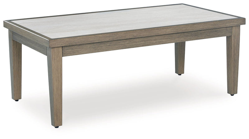 Rainier Ranch - Brown / Beige - Rectangular Cocktail Table - JaxCo Furniture