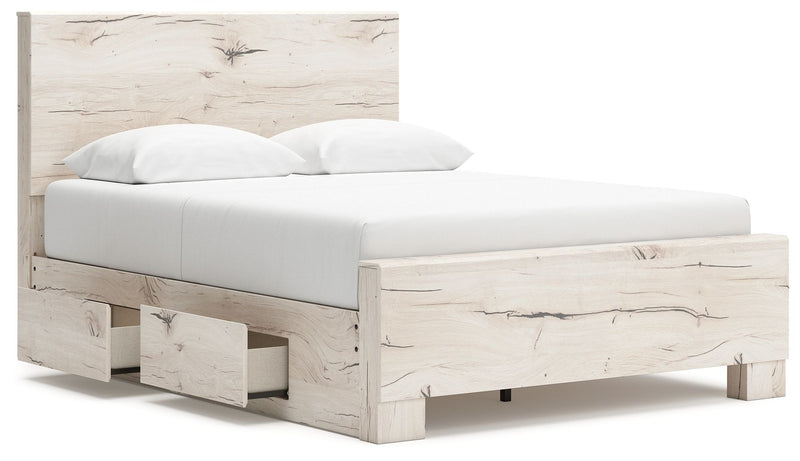Lawroy - Panel Bed With Storage - JaxCo Furniture