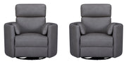 Radius - Manual Swivel Recliner - JaxCo Furniture